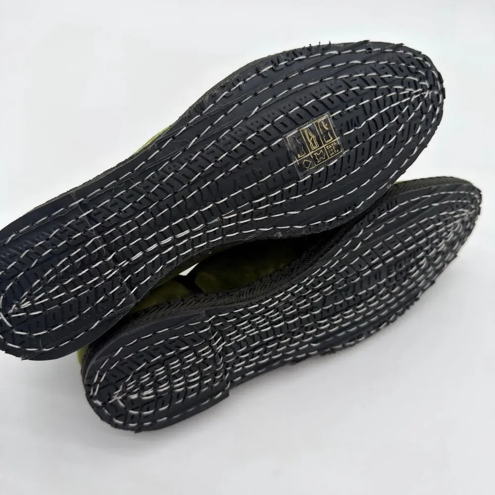 THE ROW Kid's Friulane Velvet Forrest Green Casual Slippers EU 34